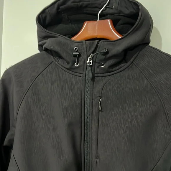 Kirkland Fleece Lined Water Protective Jacket Sz L - Picture 2 of 9